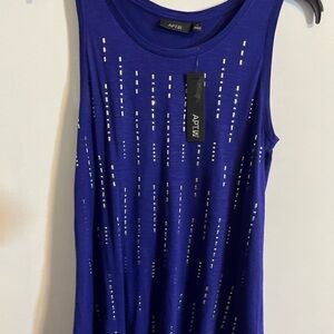 Apt. 9 Women's Royal Blue Tank Top